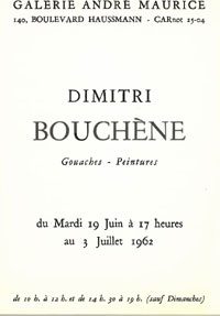 Exposition - Dimitri Bouchène